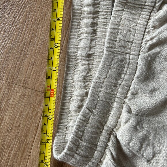 Old Navy Linen Blend Wide Leg Pants Womens Size Medium Beige Relaxed Boho - Picture 8 of 9